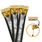Load image into Gallery viewer, 3 True Nutra Pure Himalayan Shilajit Honey Sticks with Raw Organic Honey Fulvic Acid 85+ Essential Minerals Fast Absorbing Long Lasting 10 Sticks