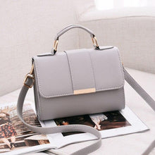 Load image into Gallery viewer, Women Fashion PU Leather Shoulder Small Flap Crossbody Handbags Top Handle Tote Messenger Bags