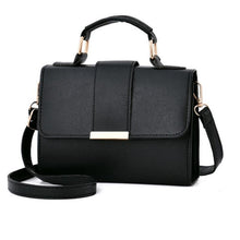 Load image into Gallery viewer, Women Fashion PU Leather Shoulder Small Flap Crossbody Handbags Top Handle Tote  Messenger Bags

